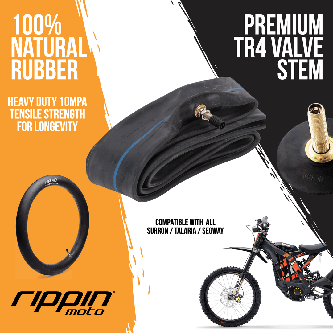 Rippin Moto 70/100-19 E-Moto 19" Inner Tube 2.75/3.00-19 for Surron, E-Ride PRO & Talaria