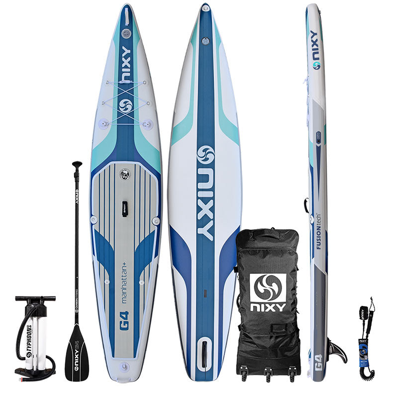 NIXY Sports Manhattan Plus G4 Performance Paddle Board - 12'6" x 30" x 6"