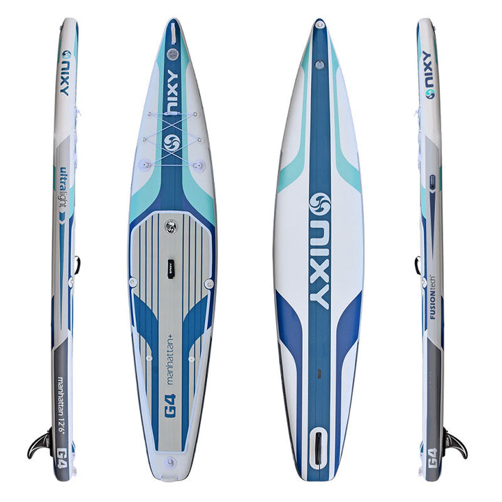 NIXY Sports Manhattan Plus G4 Performance Paddle Board - 12'6" x 30" x 6"