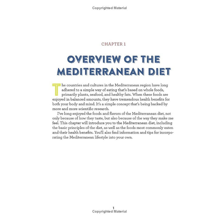 The Mediterranean Diet Cookbook for Two: 100 Perfectly Portioned Recipes for Healthy Eating Spiral Bound