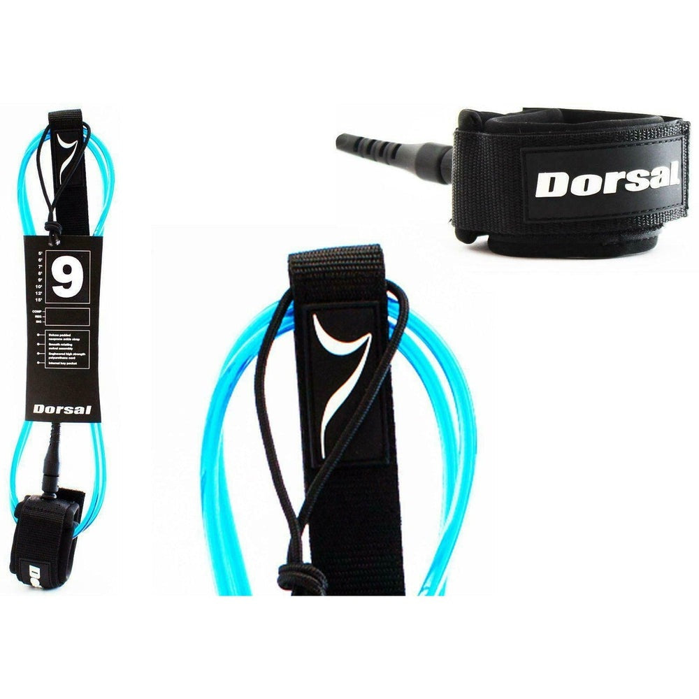 DORSAL Surf Leash for Surfboard, Longboard & SUP