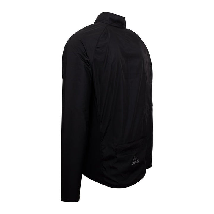 Onnor Sport Men's Black Stealth PRO Cycling Windbreaker Long Sleeve