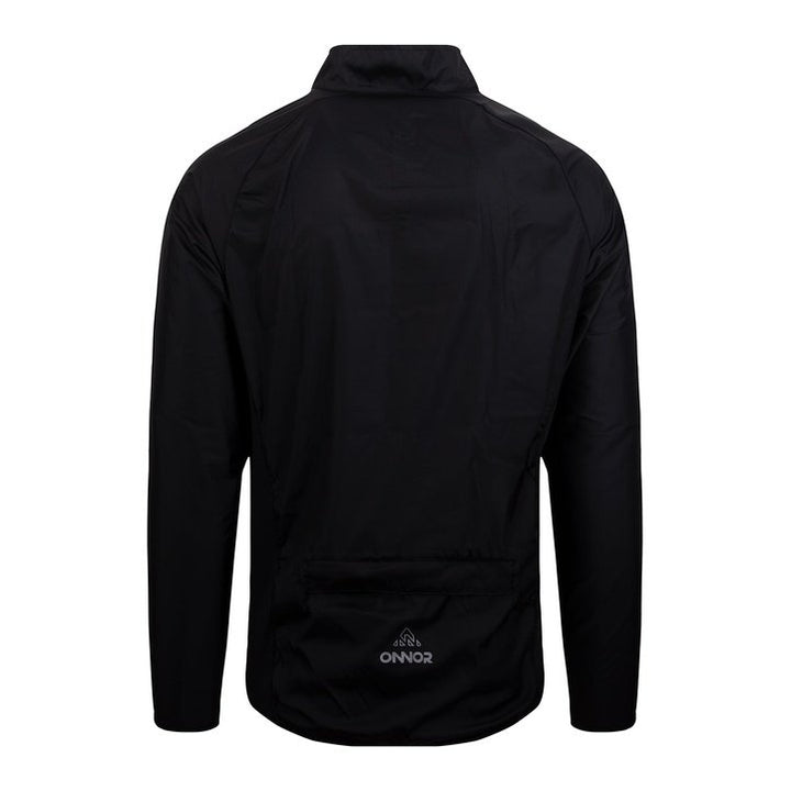 Onnor Sport Men's Black Stealth PRO Cycling Windbreaker Long Sleeve