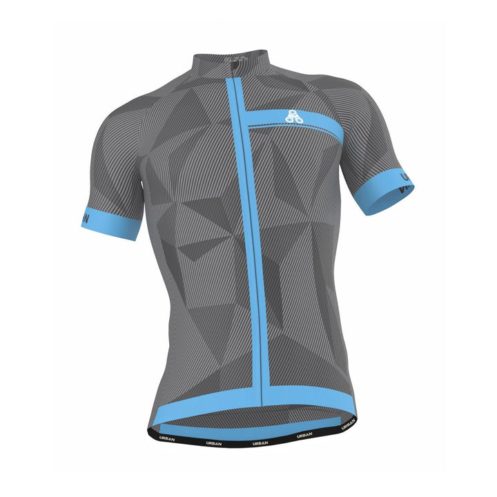 Urban Cycling Men's Elite Graphite Short Sleeve Jerseys / Bib Shorts