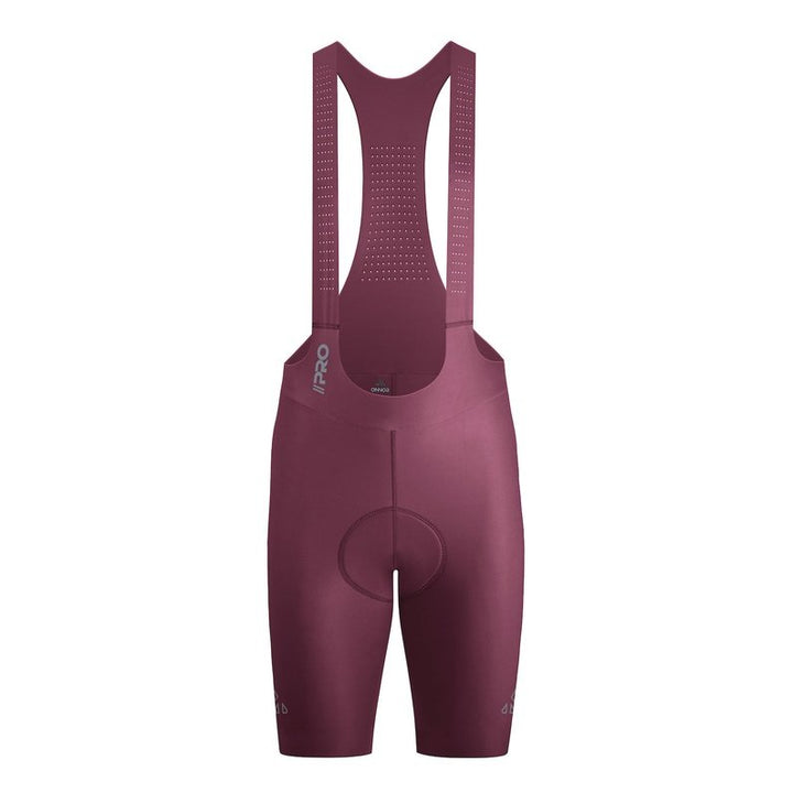 Onnor Sport Men's Seamless Burgundy Pro Cycling Bib