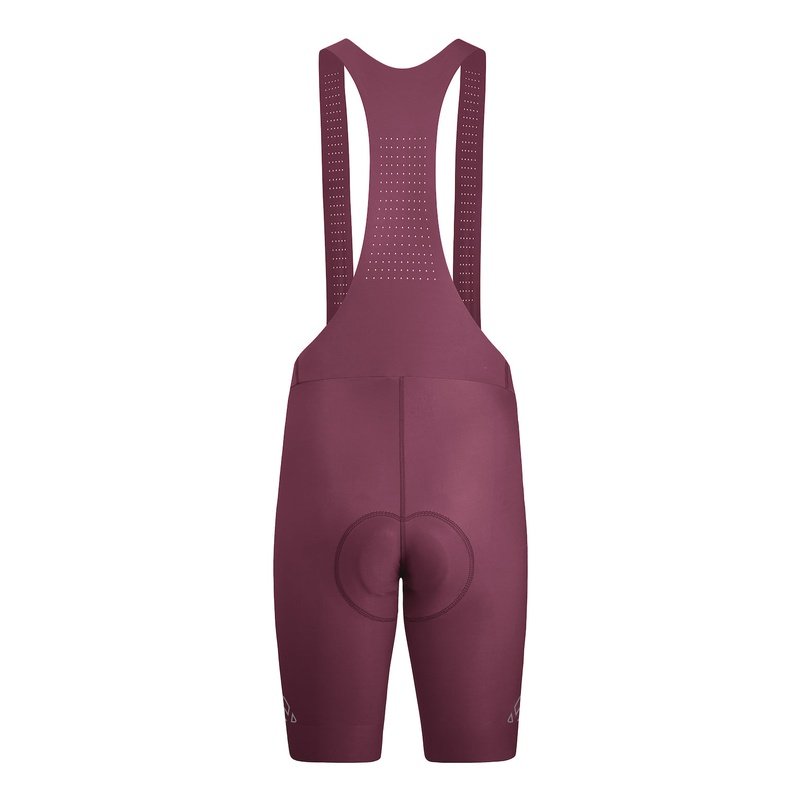 Onnor Sport Men's Seamless Burgundy Pro Cycling Bib