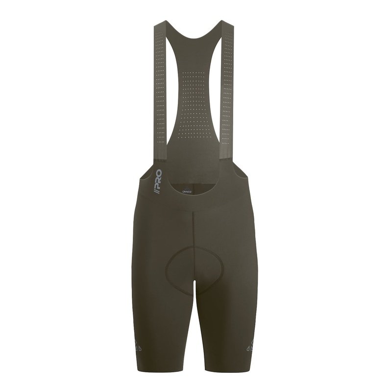 Onnor Sport Men's Seamless Olive Green Pro Cycling Bib