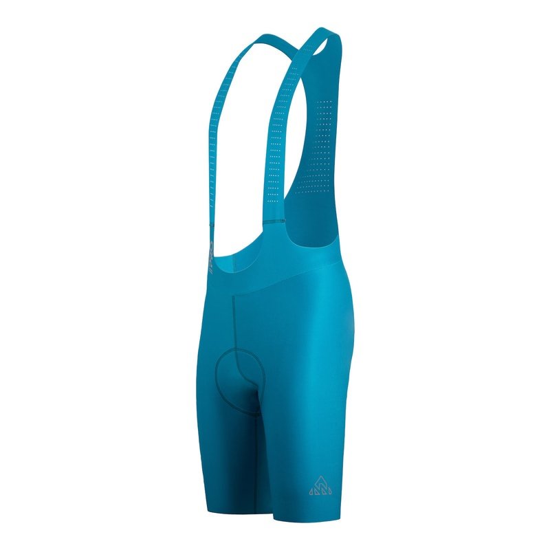 Onnor Sport Men's Seamless Turquoise Pro Cycling Bib