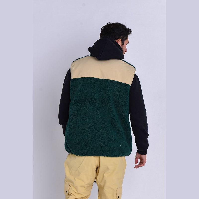 OOSC Clothing Method Sherpa Vest Forest Green - Men's