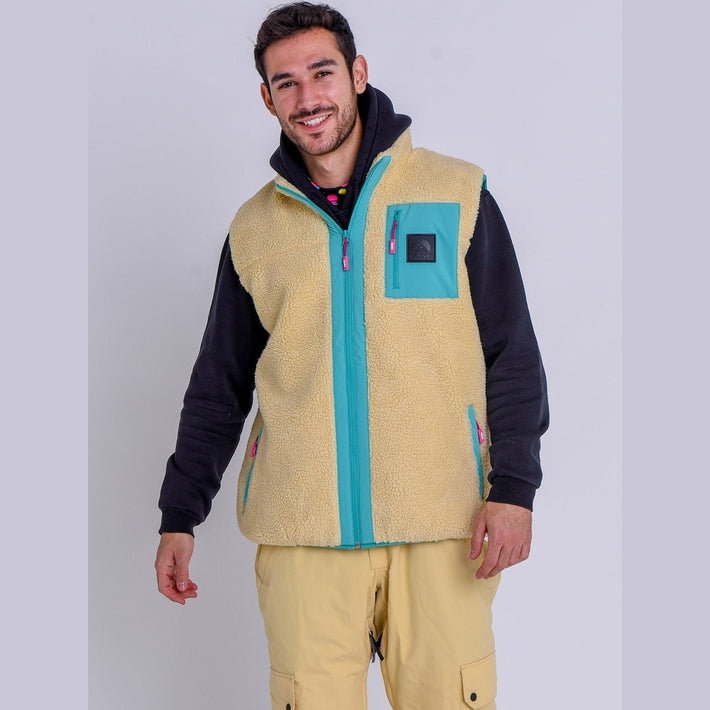 OOSC Clothing Method Sherpa Vest Sand - Men's