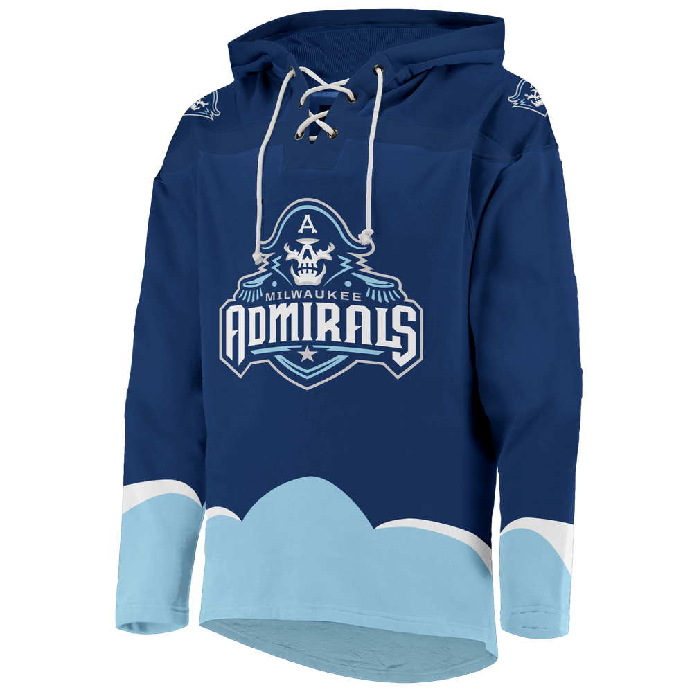 Milwaukee Admirals Hockey Lace Hoodie for Fans