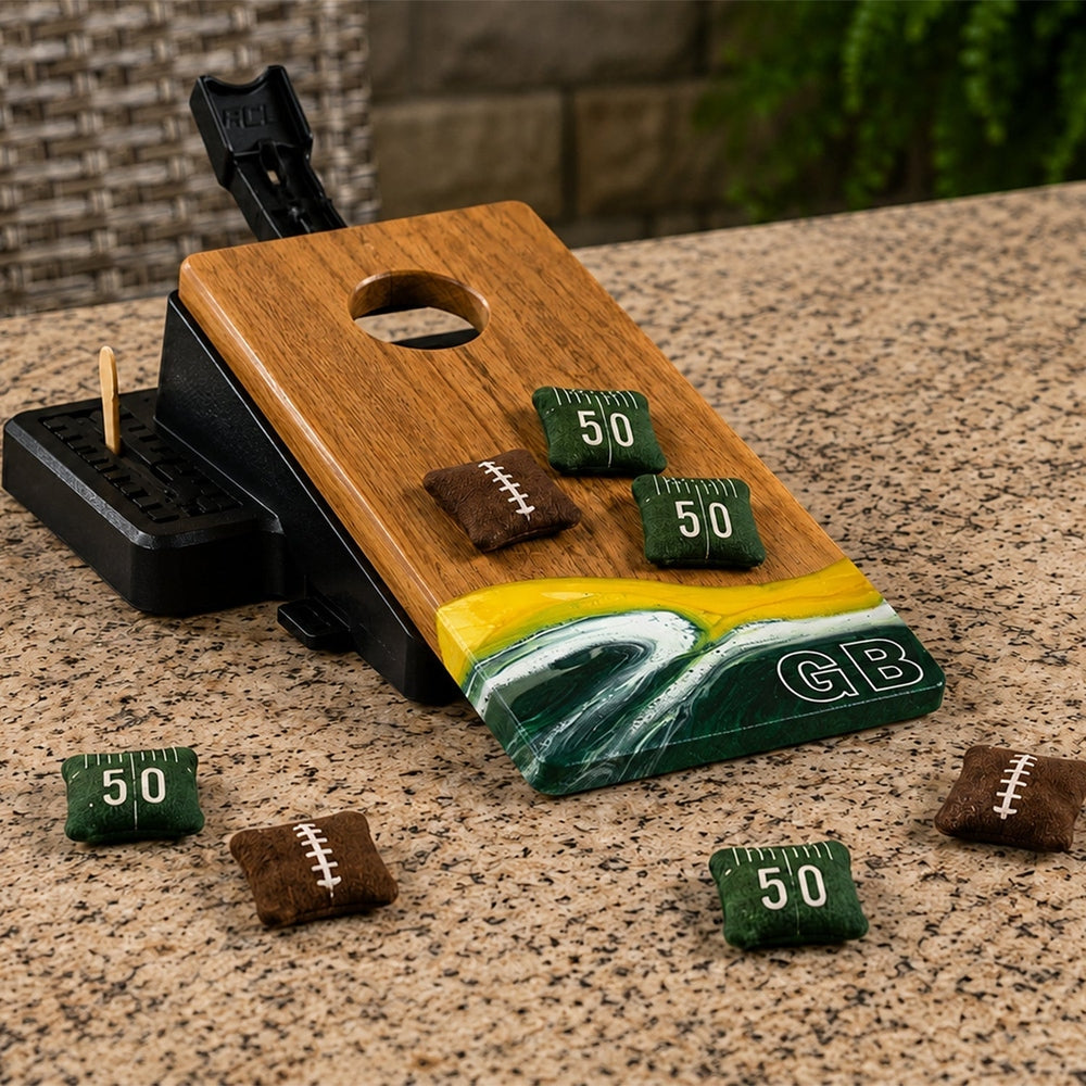 Mini Cornhole Set - Tabletop Resin & Wood | Gameday