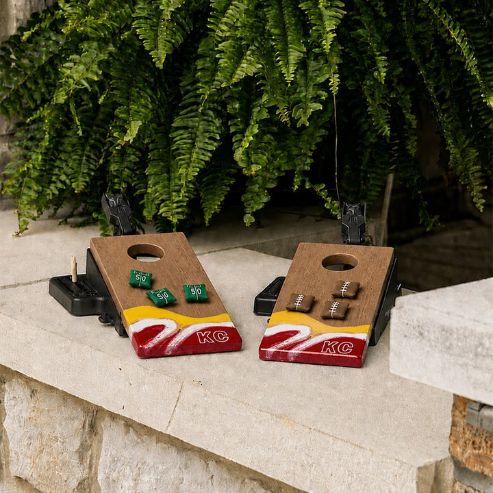 Mini Cornhole Set - Tabletop Resin & Wood | Gameday