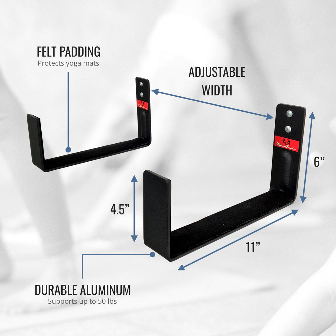 Yoga Mat Storage Rack for Home Gym | High-Capacity Design