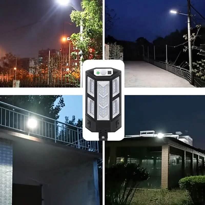 Solar Powered Motion Sensor Lights - 3 Modes, 43 LED