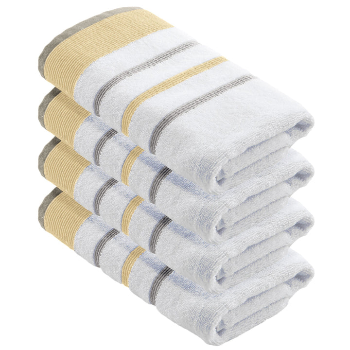 Cotton Stripe Bath Towel Set - Noelle Collection