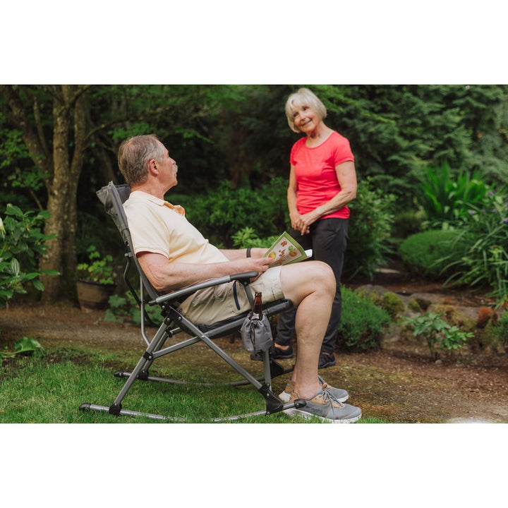 Outdoor Rocking Camp Chair