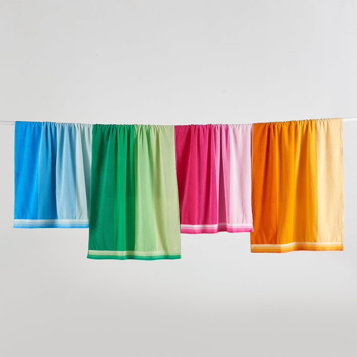 Cotton Velour Cabana Beach Towel - Novia Collection