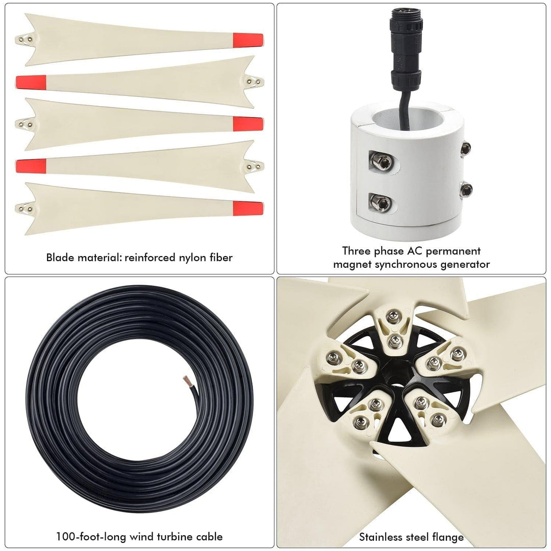 Nature's Generator Gold - Solar Wind Power System