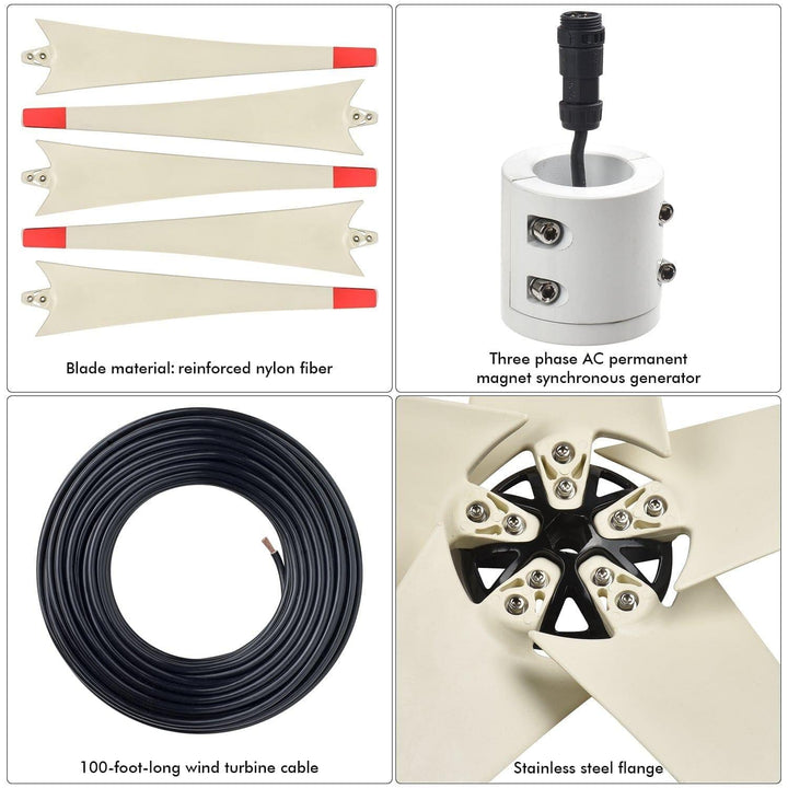 Nature's Generator Gold - Solar Wind Power System