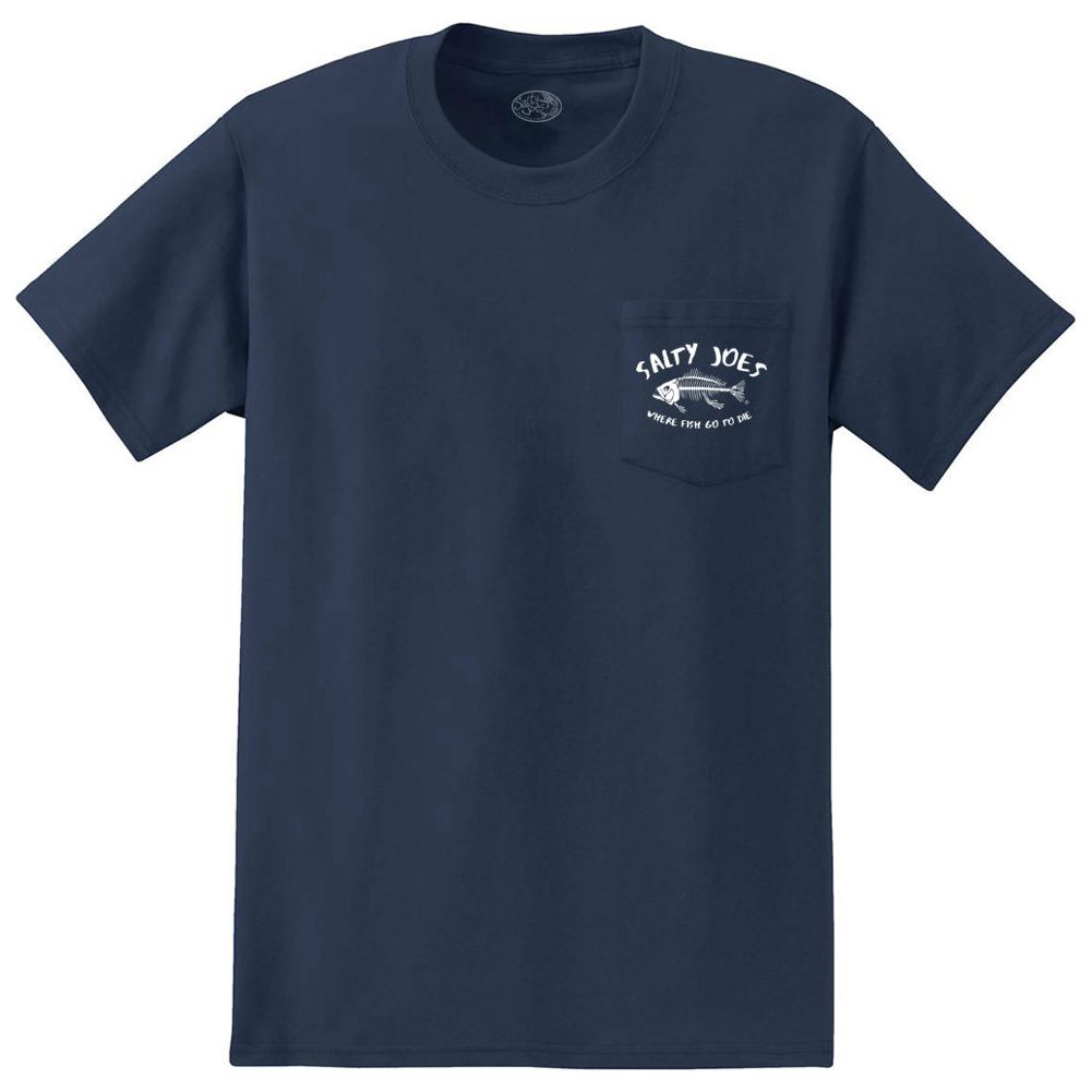 Salty Joe's "Where Fish Go To Die" Heavyweight Pocket Tee