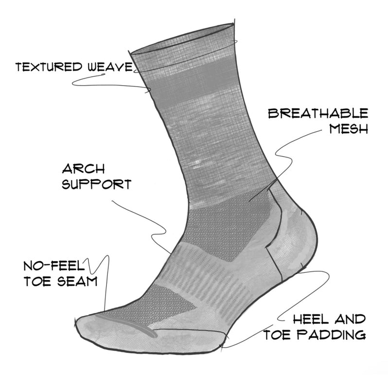 7" Smash High-Performance Wool Sock by NEAF