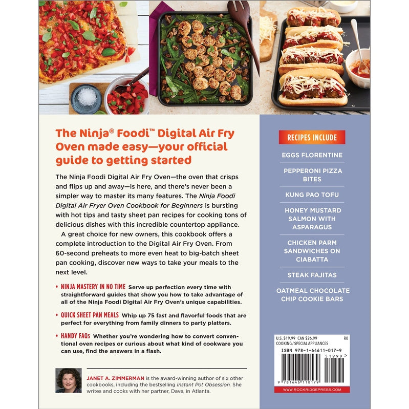 The Official Ninja Foodi Digital Air Fry Oven Cookbook: 75 Recipes for Quick and Easy Sheet Pan Meals Spiral Bound
