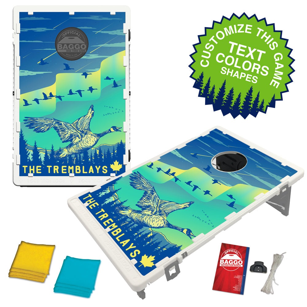 Northern Lights Goose Bean Bag Toss Game by BAGGO