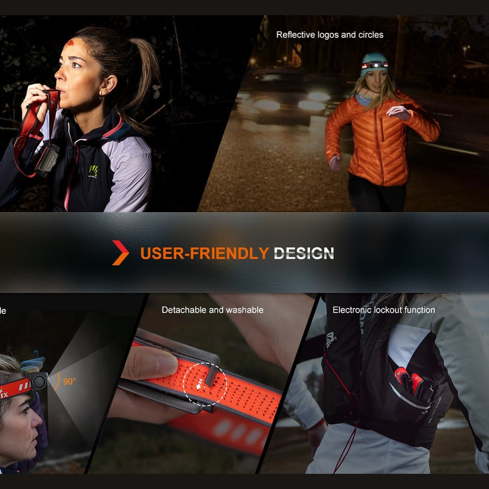 Fenix HM62-T Lightweight Trail Running Headlamp