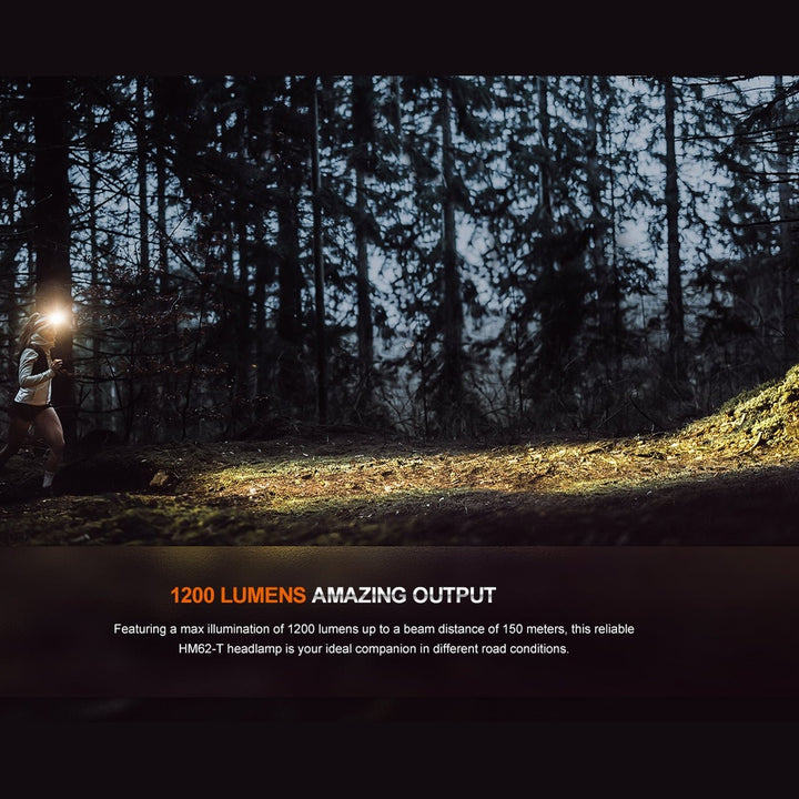 Fenix HM62-T Lightweight Trail Running Headlamp
