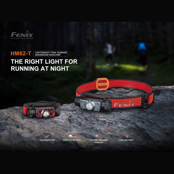 Fenix HM62-T Lightweight Trail Running Headlamp