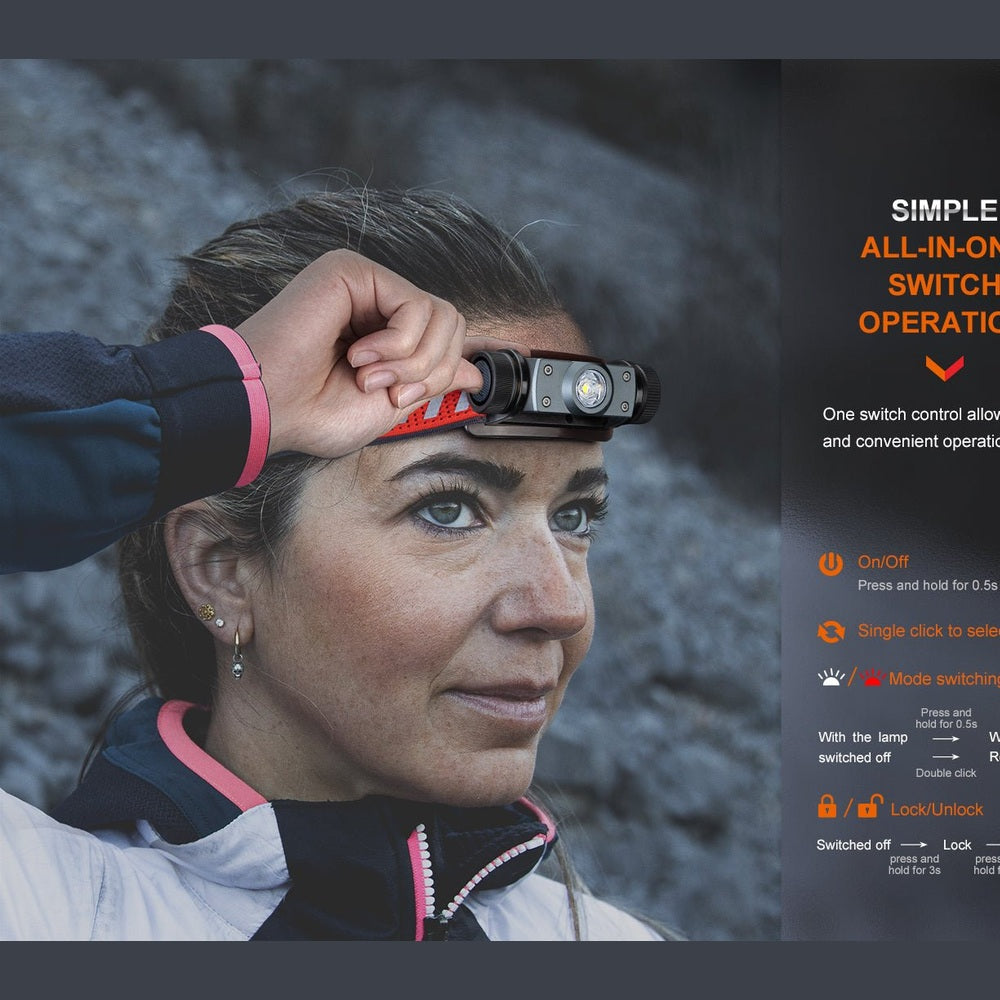 Fenix HM62-T Lightweight Trail Running Headlamp