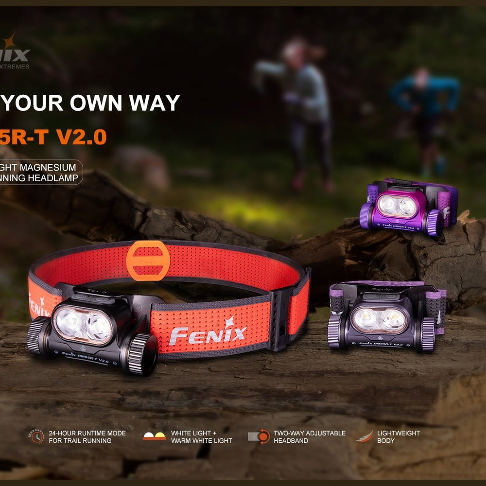 Fenix HM65R-T V2 Rechargeable Lightweight Trail Running Headlamp