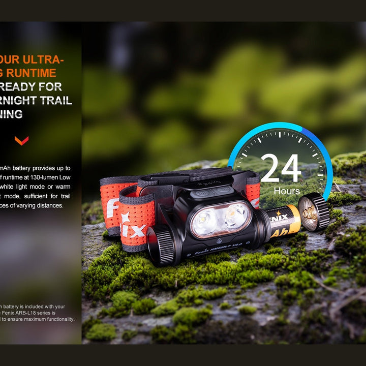Fenix HM65R-T V2 Rechargeable Lightweight Trail Running Headlamp