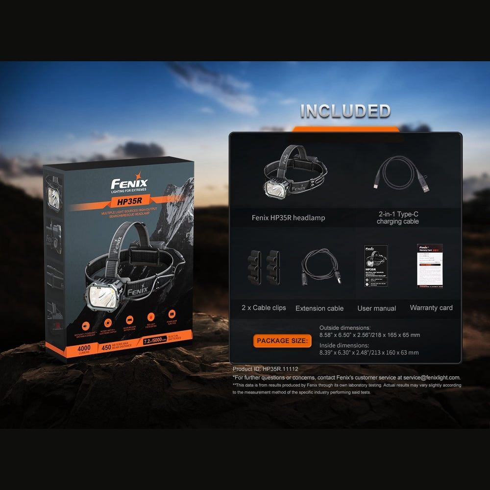 Fenix HP35R Search and Rescue Headlamp