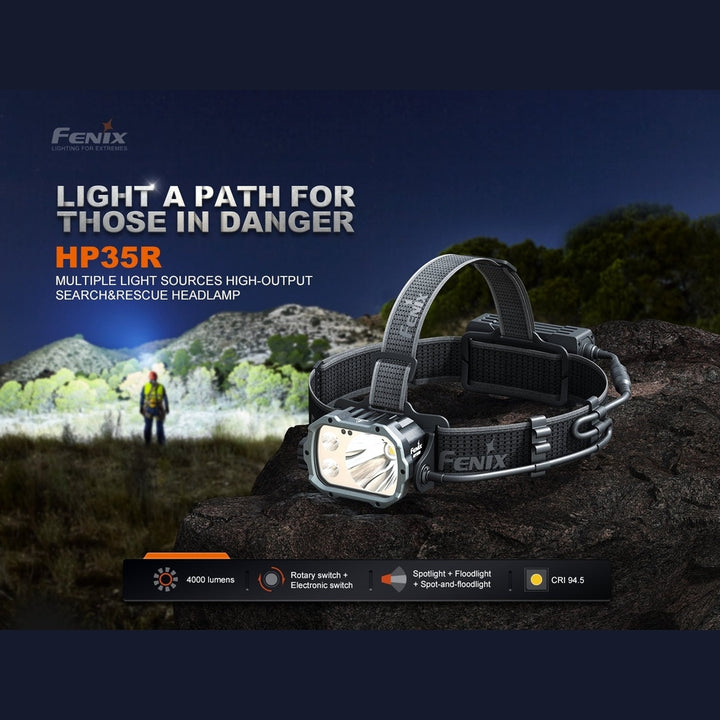 Fenix HP35R Search and Rescue Headlamp