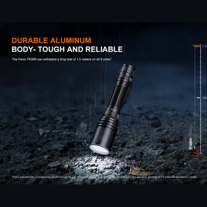 Fenix TK30R Tactical White Laser Rechargeable Flashlight