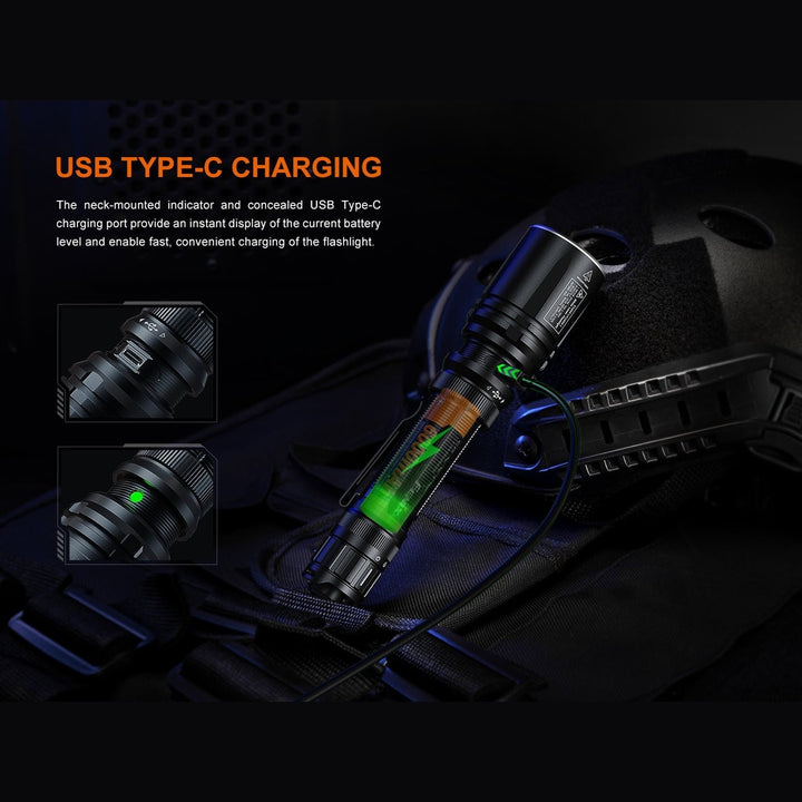 Fenix TK30R Tactical White Laser Rechargeable Flashlight