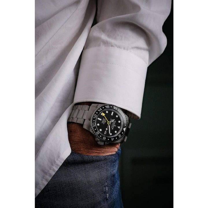 Oceaneva Men's GMT Automatic Diver Watch for Deep-Sea Adventures