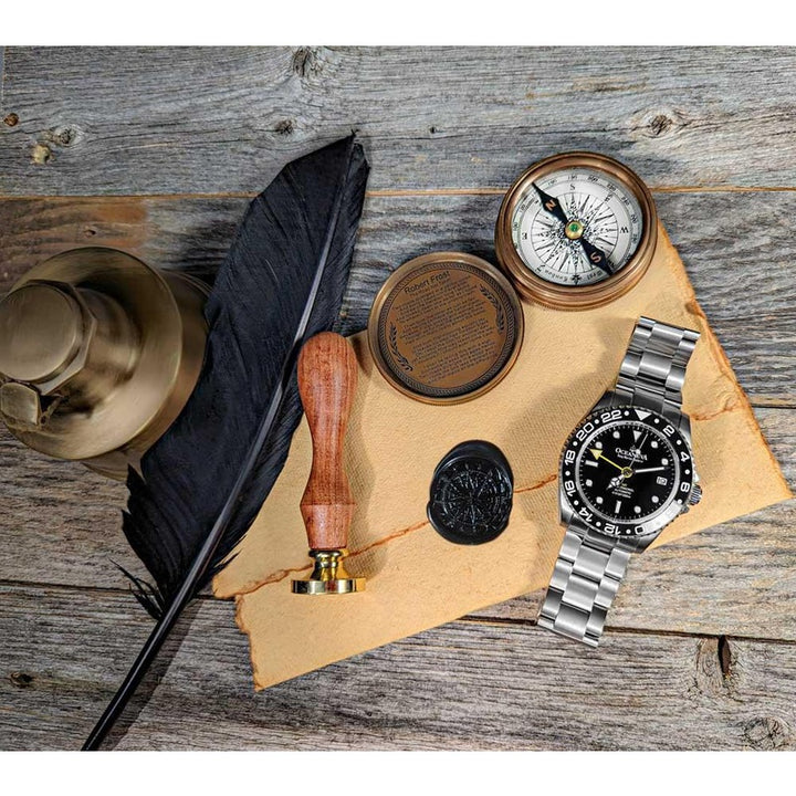 Oceaneva Men's GMT Automatic Diver Watch for Deep-Sea Adventures