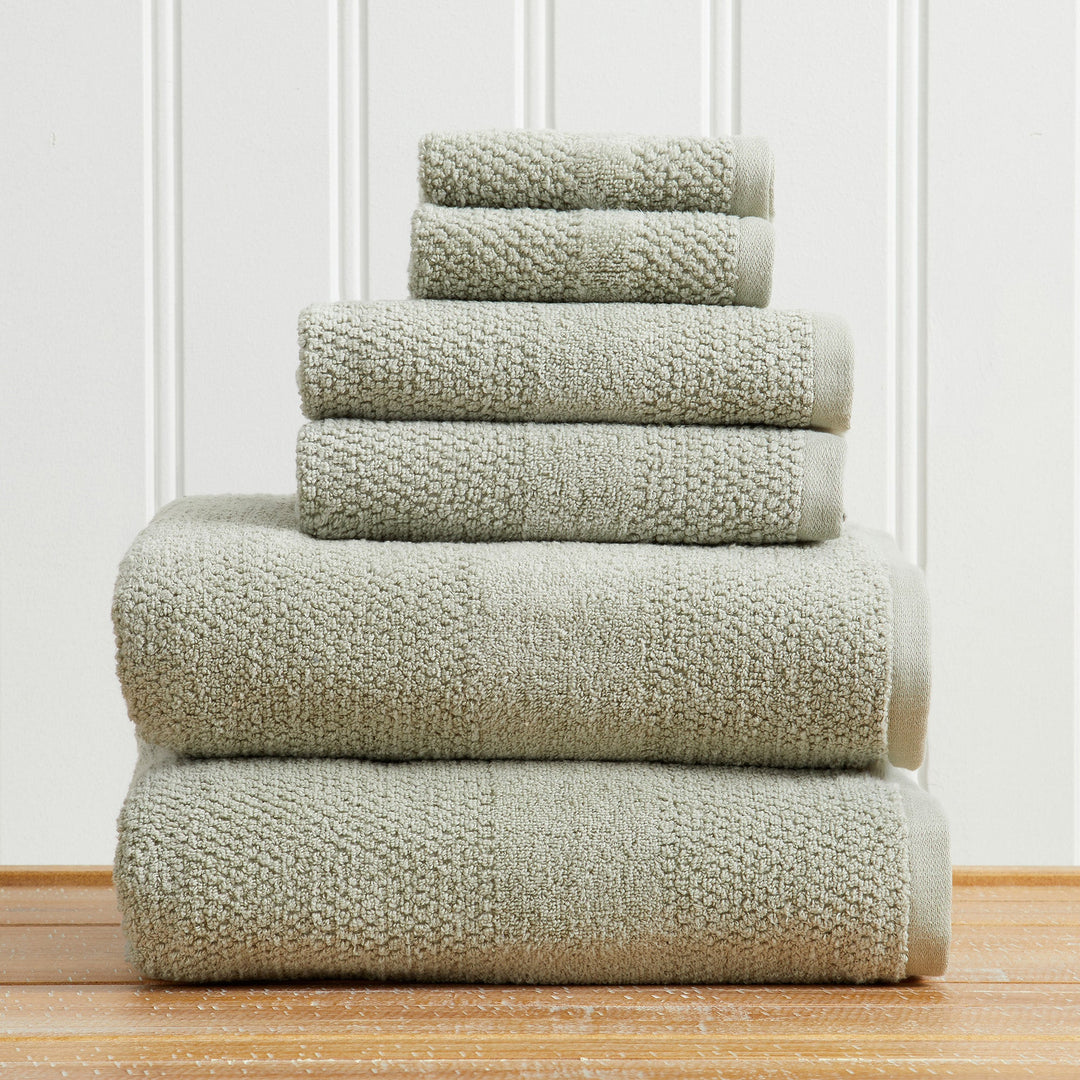 Cotton Woven Bath Towel Set - Marbella Collection
