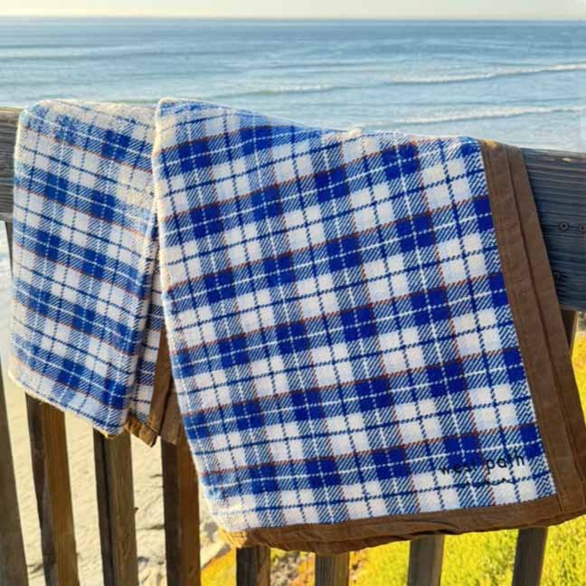 West Path Canvas Camping Blanket - Waxed Canvas Outdoor Blanket / Bushcraft Blanket