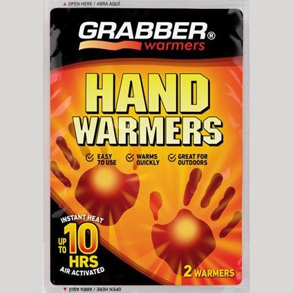 TRAPSKI Grabber Hand Warmers - Long Lasting Natural Odorless Air Activated Warmers - Up to 10 Hours of Heat - 40 Pair Box