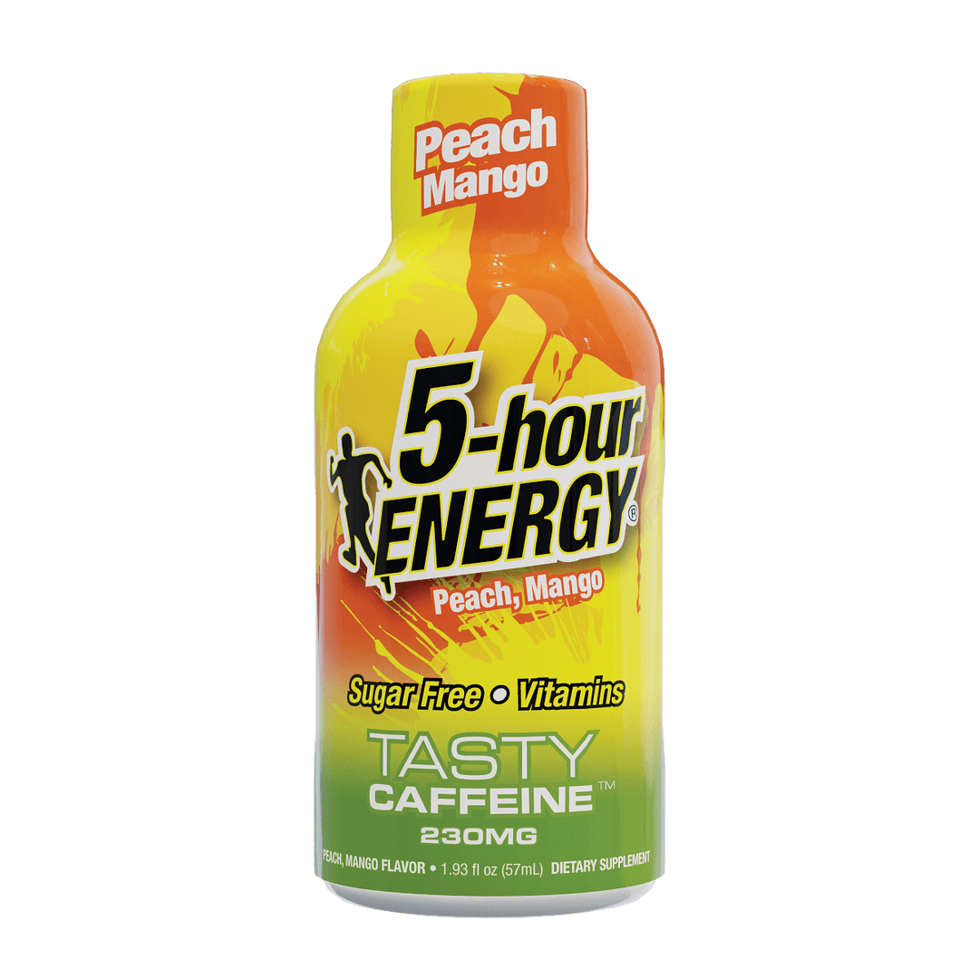 24 Pack 5-hour ENERGY Extra Strength Shots, Peach Mango Flavor Flavor, 1.93 Fl Oz