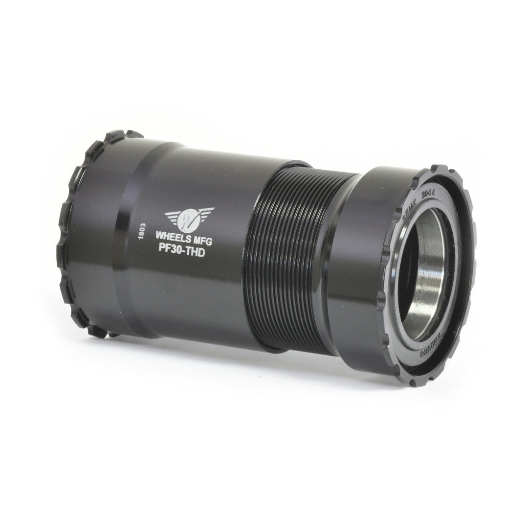 PF30 Threaded Angular Contact BB (Black)