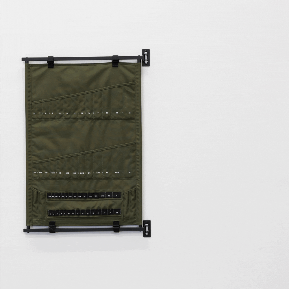 Pivot Panel Dual-Sided Tool Organizer for DIY Projects