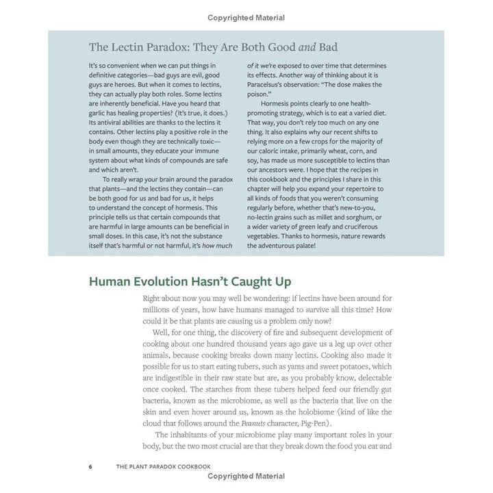 The Plant Paradox Cookbook: 100 Delicious Recipes to Help You Lose Weight, Heal Your Gut, and Live Lectin-Free Spiral Bound