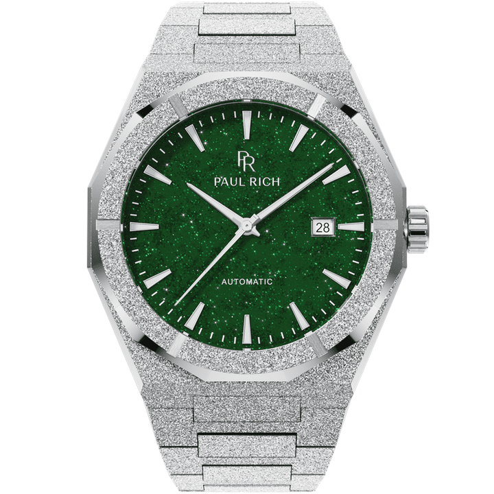 Frosted Star Dust II Silver Green