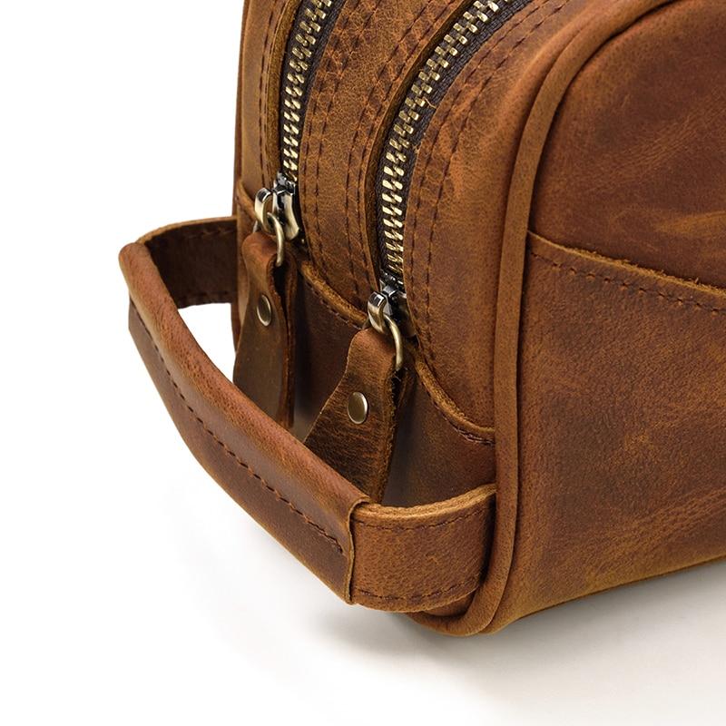 The Nomad Toiletry Bag | Genuine Leather Travel Toiletry Bag