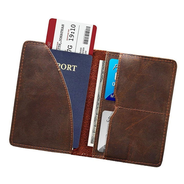 Priam Handmade Leather Passport Cover